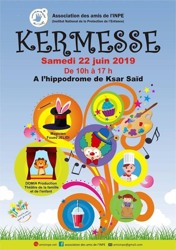 INPE - Kermesse caritative à Ksar Saïd, ventes d'objets artisanaux